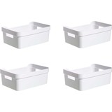 Merkloos Buy storage box - Trays - Storage bin - Tool tray 4 pieces - size 200 mm x 140 mm x 80 mm - Storage box Merkloos Buy storage box - Trays - Storage bin - Tool tray 4 pieces - size 200 mm x 140 mm x 80 mm - Storage box