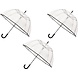 Discountershop Wedding Umbrella for Rain & Snow - Pack of 3 Bridal Umbrellas - 85cm Diameter - Sturdy & Windproof Umbrella Discountershop Wedding Umbrella for Rain & Snow - Pack of 3 Bridal Umbrellas - 85cm Diameter - Sturdy & Windproof Umbrella