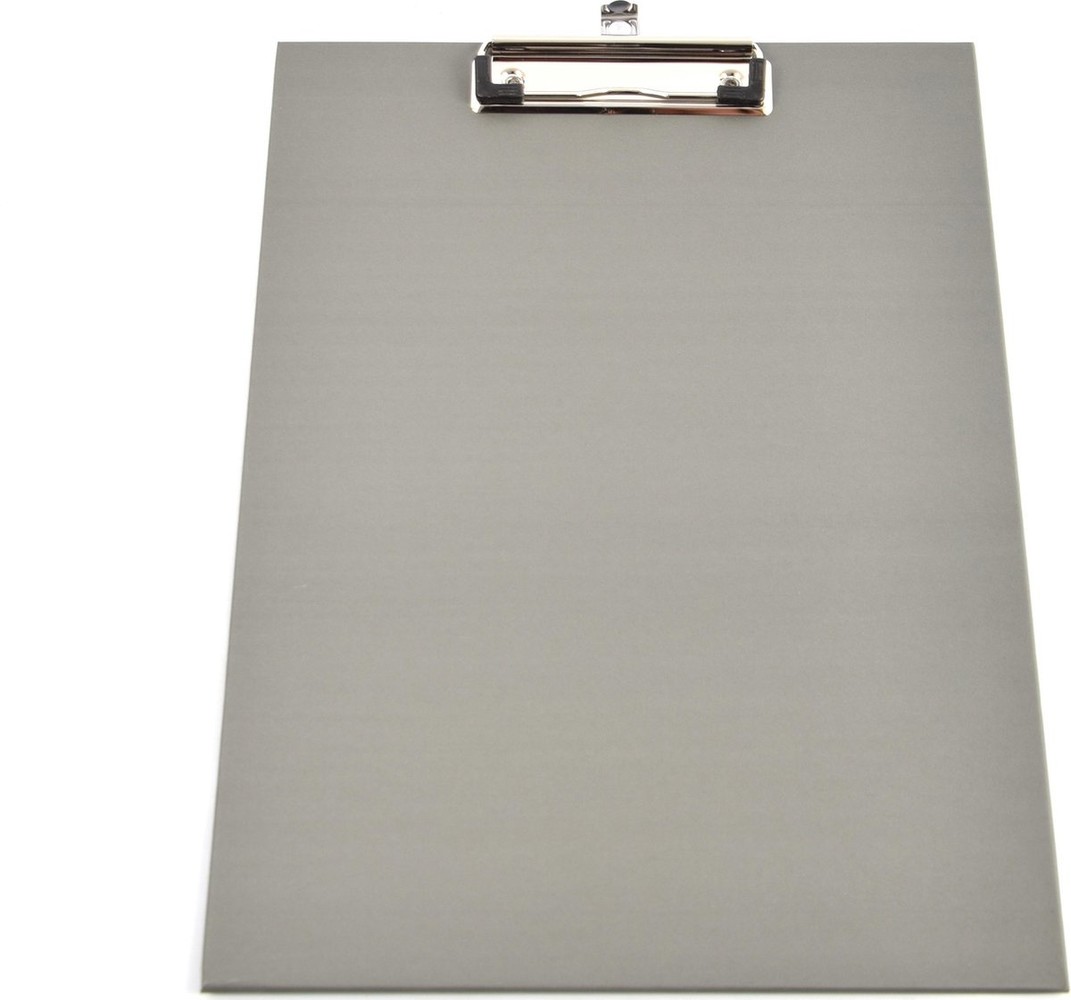 Merkloos Gray Clipboard A4 - Clipboards A4 31 x 22 x 1.5 cm - made from Recycled Plastic