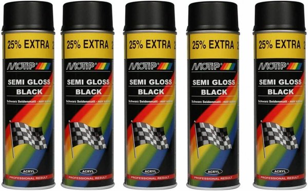 Motip Motip Zijdeglans Acryllak Zwart - 500 ml - Spuit spray zwart - Verf zwart kopen 5 stuks Spuitspray LAK ZWART ZIJDEGLANS 500 ML sneldrogend Motip Motip Zijdeglans Acryllak Zwart - 500 ml - Spuit spray zwart - Verf zwart kopen 5 stuks Spuitspray LAK ZWART ZIJDEGLANS 500 ML sneldrogend