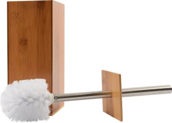 Merkloos Toilet brush wood - toilet brushes - WC Bamboo light color - Toilet brush holder with toilet brush holder - Wooden brush holder Merkloos Toilet brush wood - toilet brushes - WC Bamboo light color - Toilet brush holder with toilet brush holder - Wooden brush holder