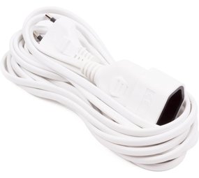 Discountershop Verlengsnoer met platte stekker 10 Meter 2300watt 2x0,75mm2 Discountershop Verlengsnoer met platte stekker 10 Meter 2300watt 2x0,75mm2