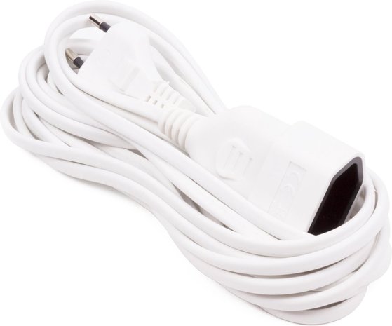 Discountershop Extension cord with flat plug 10 Meter 2300watt 2x0.75mm2 Discountershop Extension cord with flat plug 10 Meter 2300watt 2x0.75mm2