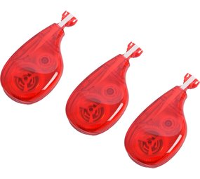 Merkloos 3stuks correctieroller tape 4.2 mm x 10meter