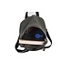 4East 4East Leren Rugzak/Backpack Antraciet/Zwart 4East 4East Leren Rugzak/Backpack Antraciet/Zwart