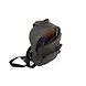 4East 4East Leren Rugzak/Backpack Antraciet/Zwart 4East 4East Leren Rugzak/Backpack Antraciet/Zwart