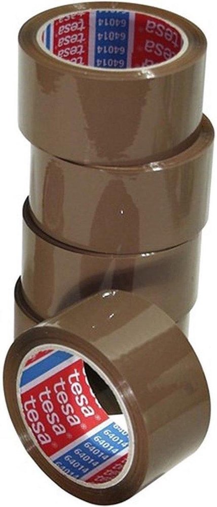 Tesa PACKAGING TAPE TESA 64014 50MMX66M BROWN 6 PIECES - 6 Rolls of packaging tape brown 50 mm x 66 meters - Handy and crafts - PACKAGING TAPE TESA 64014 50MMX66M BROWN 6 PIECES Tesa PACKAGING TAPE TESA 64014 50MMX66M BROWN 6 PIECES - 6 Rolls of packaging tape brown 50 mm x 66 meters - Handy and crafts - PACKAGING TAPE TESA 64014 50MMX66M BROWN 6 PIECES