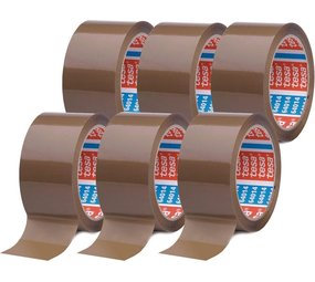 Tesa VERPAKKINGSTAPE TESA 64014 50MMX66M BRUIN 6 STUKs - 6 Rollen verpakkingstape bruin 50 mm x 66 meter - Handig en knutselen - VERPAKKINGSTAPE TESA 64014 50MMX66M BRUIN 6 STUKs Tesa VERPAKKINGSTAPE TESA 64014 50MMX66M BRUIN 6 STUKs - 6 Rollen verpakkingstape bruin 50 mm x 66 meter - Handig en knutselen - VERPAKKINGSTAPE TESA 64014 50MMX66M BRUIN 6 STUKs