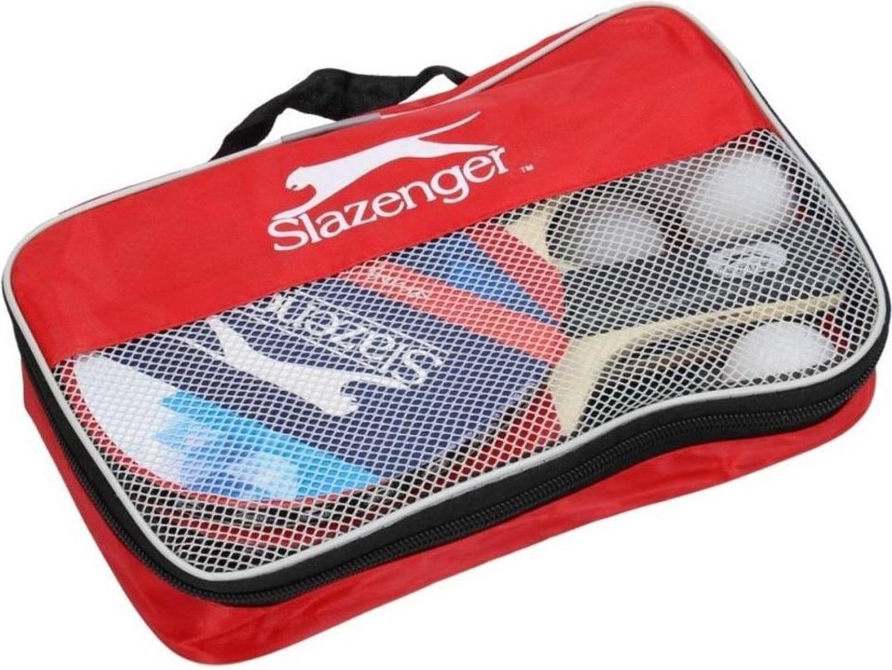 Slazenger Slazenger - table tennis set - 4 bats - with - 4 balls - storage bag Slazenger Slazenger - table tennis set - 4 bats - with - 4 balls - storage bag
