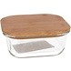 Merkloos 3x Glazen voorraad/vershoud bakje bamboe deksel 1100 ml - Bewaarbakjes ovenbestendig glas Merkloos 3x Glazen voorraad/vershoud bakje bamboe deksel 1100 ml - Bewaarbakjes ovenbestendig glas