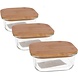 Merkloos 3x Glazen voorraad/vershoud bakje bamboe deksel 1100 ml - Bewaarbakjes ovenbestendig glas Merkloos 3x Glazen voorraad/vershoud bakje bamboe deksel 1100 ml - Bewaarbakjes ovenbestendig glas