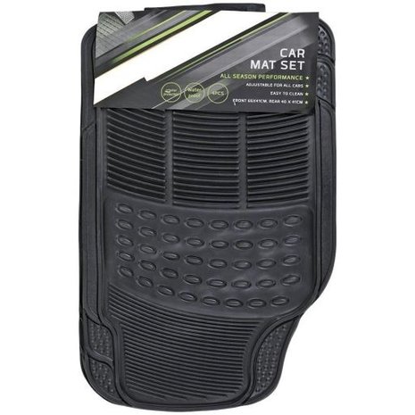 Merkloos Universal set of car mats - Black - car mats 4 pieces Merkloos Universal set of car mats - Black - car mats 4 pieces