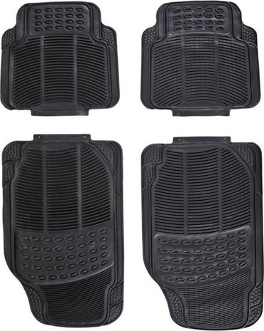 Merkloos Universele set automatten - Zwart - automatten 4 delig Merkloos Universele set automatten - Zwart - automatten 4 delig