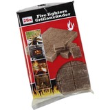 Merkloos aanmaakblokjes bbq bruin hout