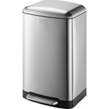 Black+Decker BLACK+DECKER pedal bin - 30L - stainless steel - soft close - separate inner bucket