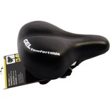 Merkloos Bicycle Saddle - Black saddle padding provides up to 40% less pressure on pressure points Merkloos Bicycle Saddle - Black saddle padding provides up to 40% less pressure on pressure points