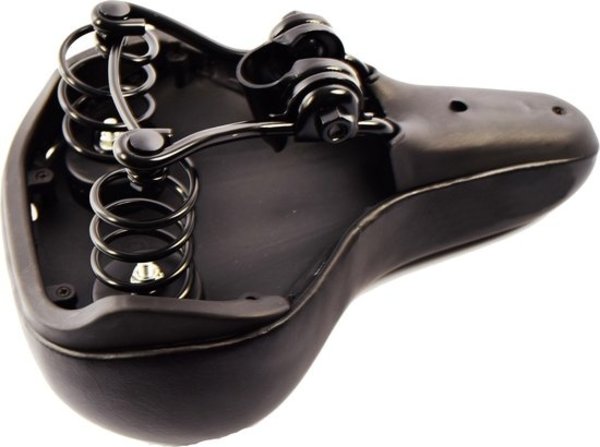 Merkloos Fietszadel - Zwart zadelvulling zorgt tot 40% minder druk op drukpunten Merkloos Fietszadel - Zwart zadelvulling zorgt tot 40% minder druk op drukpunten