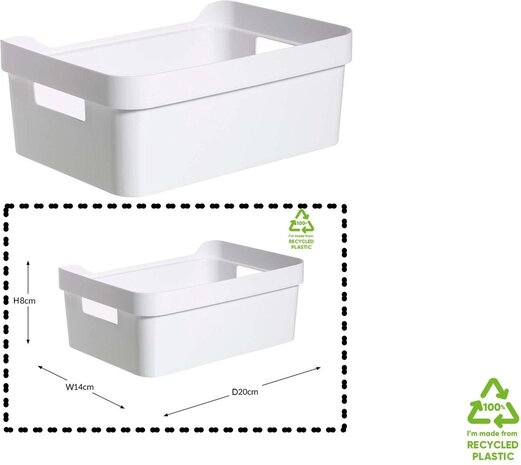 Discountershop Opbergbox kopen - Opbergbakjes kopen 5 stuks - Opbergbak - Gereedschapsbak 5 stuks - afmeting 200 mm x 140 mm x 80mm Discountershop Opbergbox kopen - Opbergbakjes kopen 5 stuks - Opbergbak - Gereedschapsbak 5 stuks - afmeting 200 mm x 140 mm x 80mm