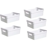 Discountershop Opbergbox kopen - Opbergbakjes kopen 5 stuks - Opbergbak - Gereedschapsbak 5 stuks - afmeting 200 mm x 140 mm x 80mm