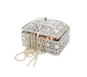Discountershop Beautiful oriental style |Jewellery box | storage tin | Jewelery box | Jewelery box | Candle holder | Jewelery box metal -18x14x12 Discountershop Beautiful oriental style |Jewellery box | storage tin | Jewelery box | Jewelery box | Candle holder | Jewelery box metal -18x14x12