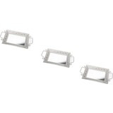 Discountershop 3 pieces | Rectangular mirror tray 41x22 cm | Decorative trays | Metal Tray With Mirror | Silver tray Discountershop 3 pieces | Rectangular mirror tray 41x22 cm | Decorative trays | Metal Tray With Mirror | Silver tray
