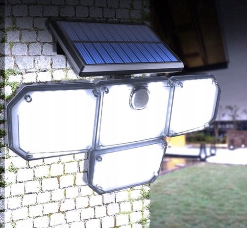 Overlappen Televisie kijken Claire 2x Automatische Solar LED lamp - 40 LED - Bewegingssensor - Zonne-energie -  Tuinverlichting voor hek en wand - Discountershop.nl