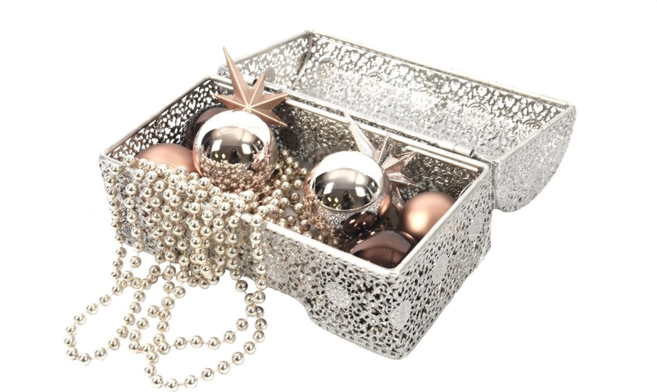 Discountershop Prachtig oosterse stijl |Juwelendoosje | bewaarblik | Juwelenkistje | Sieradenkistje | Kaarsenhouder | Sieradendoos metaal -20x10x11 Discountershop Prachtig oosterse stijl |Juwelendoosje | bewaarblik | Juwelenkistje | Sieradenkistje | Kaarsenhouder | Sieradendoos metaal -20x10x11