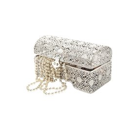 Discountershop Prachtig oosterse stijl |Juwelendoosje | bewaarblik | Juwelenkistje | Sieradenkistje | Kaarsenhouder | Sieradendoos metaal -20x10x11 Discountershop Prachtig oosterse stijl |Juwelendoosje | bewaarblik | Juwelenkistje | Sieradenkistje | Kaarsenhouder | Sieradendoos metaal -20x10x11