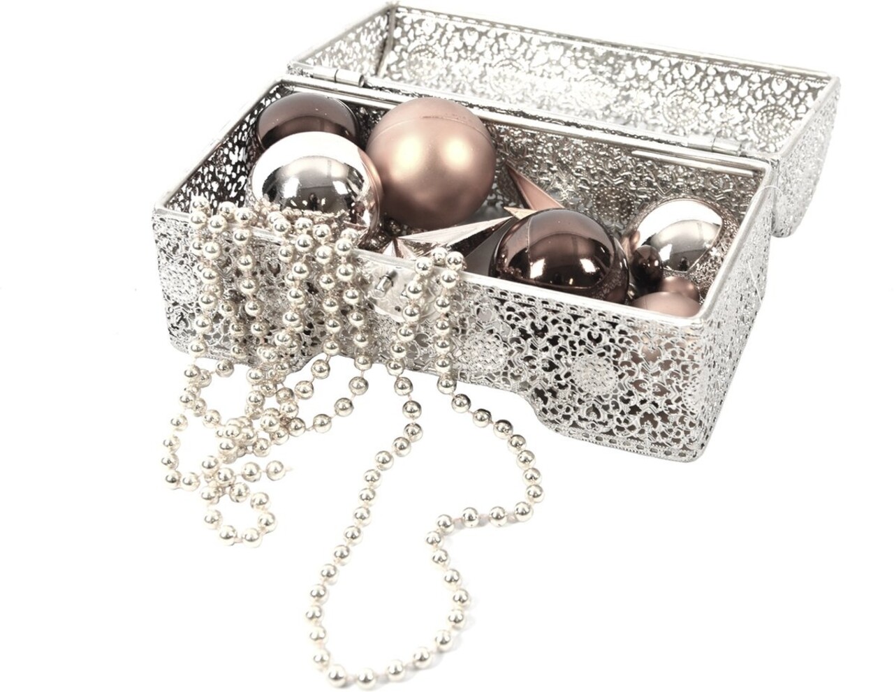 Discountershop Set of 3 beautiful oriental style |Jewellery box | storage tin | Jewelery box | Jewelery box | Candle holder | Jewelery box metal -18x14x12 Discountershop Set of 3 beautiful oriental style |Jewellery box | storage tin | Jewelery box | Jewelery box | Candle holder | Jewelery box metal -18x14x12