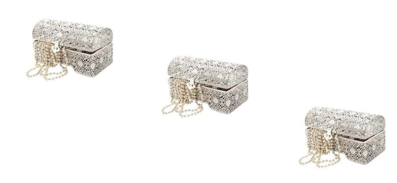 Discountershop Set of 3 beautiful oriental style |Jewellery box | storage tin | Jewelery box | Jewelery box | Candle holder | Jewelery box metal -18x14x12 Discountershop Set of 3 beautiful oriental style |Jewellery box | storage tin | Jewelery box | Jewelery box | Candle holder | Jewelery box metal -18x14x12