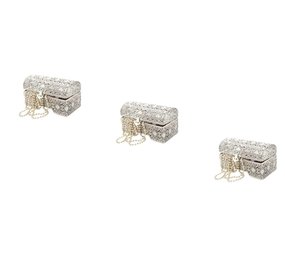 Discountershop Set of 3 beautiful oriental style |Jewellery box | storage tin | Jewelery box | Jewelery box | Candle holder | Jewelery box metal -18x14x12 Discountershop Set of 3 beautiful oriental style |Jewellery box | storage tin | Jewelery box | Jewelery box | Candle holder | Jewelery box metal -18x14x12