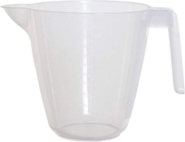 Discountershop Measuring cup 2 pieces 1000 ml and 2000 ml - Measuring cups - Measuring jug set- Measuring cup set - Flour - Sugar Measuring jug | Measuring jug | Grams and Liters / ml