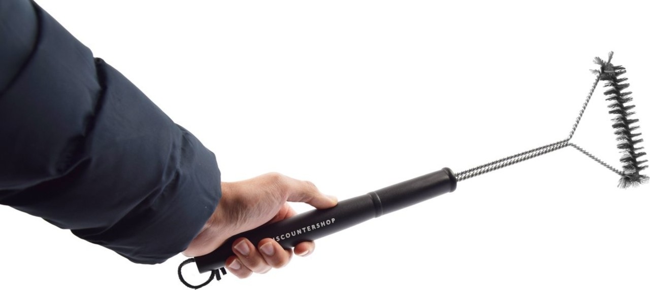 Discountershop Duurzame RVS BBQ Borstel | BBQ Reiniger | Barbecue Borstel 50cm | BBQ Brush | BBQ Schoonmaakborstel | BBQ | Reinigingsborstel | Rooster Reiniger | Staalborstel | Extra Sterk Discountershop Duurzame RVS BBQ Borstel | BBQ Reiniger | Barbecue Borstel 50cm | BBQ Brush | BBQ Schoonmaakborstel | BBQ | Reinigingsborstel | Rooster Reiniger | Staalborstel | Extra Sterk