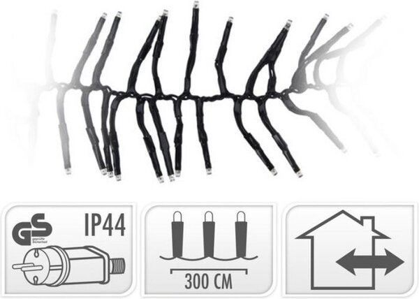 Merkloos Cluster lighting - 384 LED - 2.8m - extra warm white - Christmas - cluster lighting - holidays - winter - lighting - inside - outside - atmosphere Merkloos Cluster lighting - 384 LED - 2.8m - extra warm white - Christmas - cluster lighting - holidays - winter - lighting - inside - outside - atmosphere