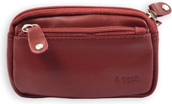 4 East Car key RFID Anti-theft Key Pouch - RFID ONLY YOUR CARDS - Case Key pouch wallets - wallet pouch - ring wallet - card holder with zipper - zipper wallet - 3 zipper wallet - buffalo leather -4E-009-burgundy red 4 East Car key RFID Anti-theft Key Pouch - RFID ONLY YOUR CARDS - Case Key pouch wallets - wallet pouch - ring wallet - card holder with zipper - zipper wallet - 3 zipper wallet - buffalo leather -4E-009-burgundy red