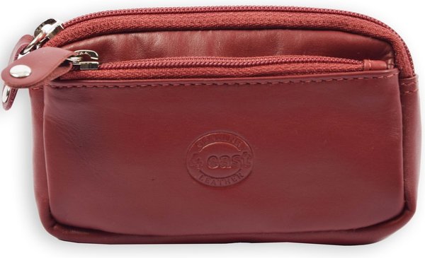 4 East Car key RFID Anti-theft Key Pouch - RFID ONLY YOUR CARDS - Case Key pouch wallets - wallet pouch - ring wallet - card holder with zipper - zipper wallet - 3 zipper wallet - buffalo leather -4E-009-burgundy red 4 East Car key RFID Anti-theft Key Pouch - RFID ONLY YOUR CARDS - Case Key pouch wallets - wallet pouch - ring wallet - card holder with zipper - zipper wallet - 3 zipper wallet - buffalo leather -4E-009-burgundy red