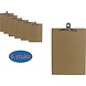 Discountershop 6x Klemborden butterfly klem - Klemborden A4 - Klemborden hout A4 31.8 x 22.8 x 0.3 cm Discountershop 6x Klemborden butterfly klem - Klemborden A4 - Klemborden hout A4 31.8 x 22.8 x 0.3 cm