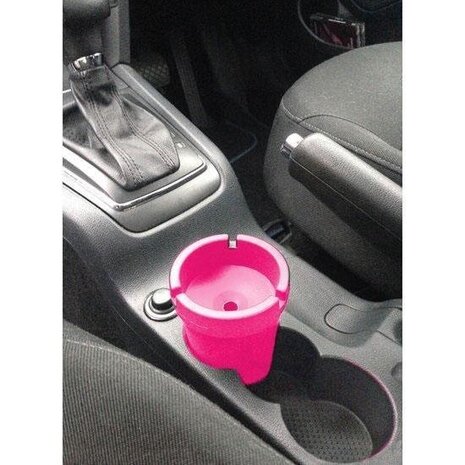 Discountershop Ashtray - Car smoke-free ashtray - Lid - Outside - lid - Pink Discountershop Ashtray - Car smoke-free ashtray - Lid - Outside - lid - Pink