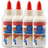 Discountershop Tacky glue with content of 100 ML - 4 pieces in the package - 400 ML Discountershop Tacky glue with content of 100 ML - 4 pieces in the package - 400 ML
