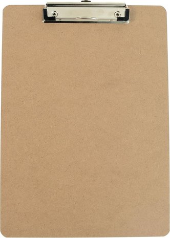 Discountershop 14x Klemborden - Klemborden A4 - Klemborden hout A4 31 x 22 x 1.5 cm