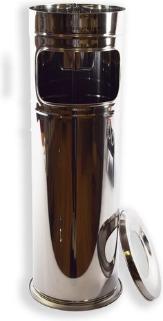 Discountershop Staande Asbak prullenbak | Asbakken |Rookpaal | Peukenzuil | Asbakzuil | Zwart | Metaal |20XH60cm Discountershop Staande Asbak prullenbak | Asbakken |Rookpaal | Peukenzuil | Asbakzuil | Zwart | Metaal |20XH60cm