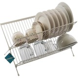 Merkloos Foldable Dish Drainer for small plates - Dish Drainer dish rack - metal Merkloos Foldable Dish Drainer for small plates - Dish Drainer dish rack - metal