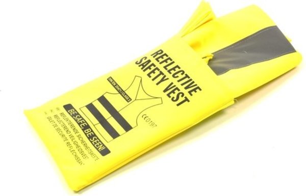 Merkloos 1x Safety Vest In Nice Pocket Yellow| Safe safety | Safety vest | Construction | Traffic | Safety Warning Vest -Yellow Merkloos 1x Safety Vest In Nice Pocket Yellow| Safe safety | Safety vest | Construction | Traffic | Safety Warning Vest -Yellow