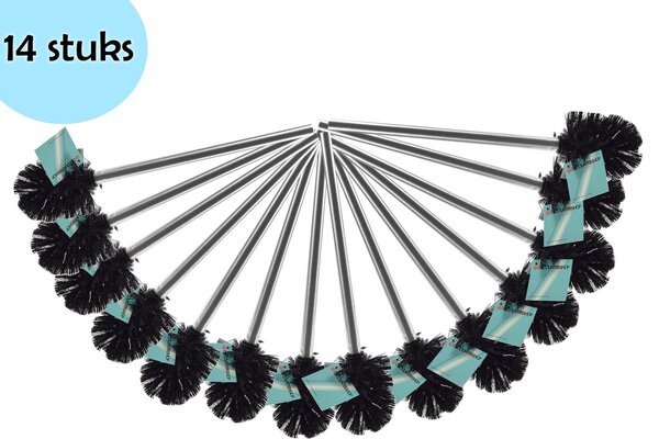 Discountershop Losse toiletborstel universele RVS Toiletborstel Set - 14 Stuks WC-borstel WC Toilet Borstel Borstels Toiletborstels Discountershop Losse toiletborstel universele RVS Toiletborstel Set - 14 Stuks WC-borstel WC Toilet Borstel Borstels Toiletborstels
