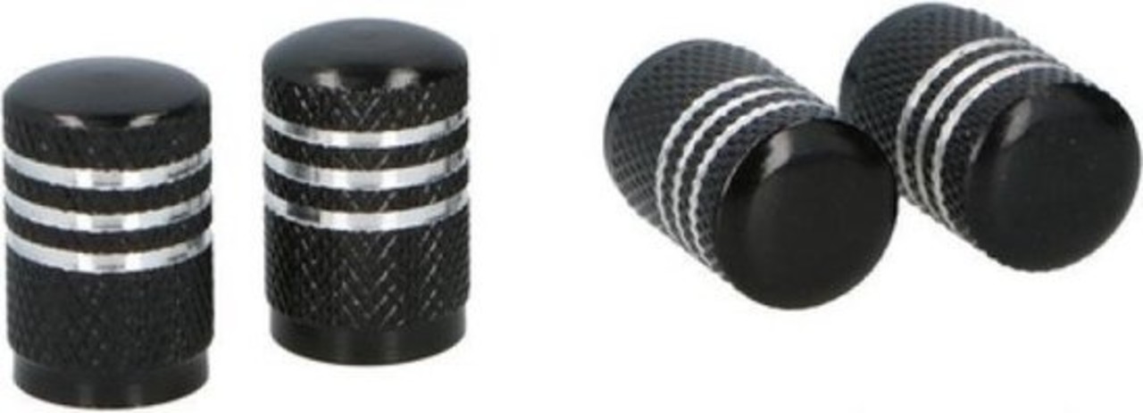 Dunlop Dunlop Valve Caps Av Aluminum Black 4 Pieces Dunlop Dunlop Valve Caps Av Aluminum Black 4 Pieces