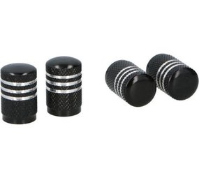 Dunlop Dunlop Valve Caps Av Aluminum Black 4 Pieces Dunlop Dunlop Valve Caps Av Aluminum Black 4 Pieces