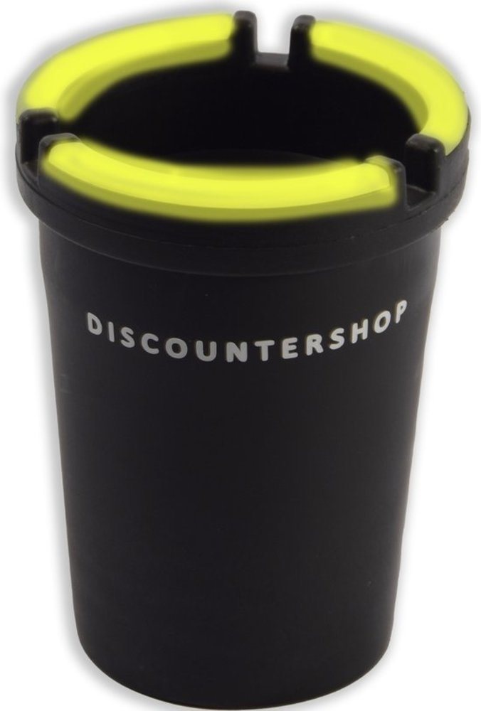 Discountershop 4 stuks Bekerhouder Autoasbak voor in de auto - Autoasbak - auto accessoires - lichtgevende asbak 11 cm Discountershop 4 stuks Bekerhouder Autoasbak voor in de auto - Autoasbak - auto accessoires - lichtgevende asbak 11 cm
