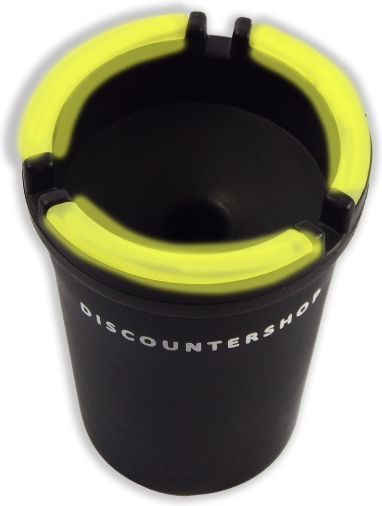 Discountershop 4 pcs Cup holder Car ashtray for the car - Car ashtray - car accessories - luminous ashtray 11 cm Discountershop 4 pcs Cup holder Car ashtray for the car - Car ashtray - car accessories - luminous ashtray 11 cm