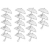 Discountershop Transparante Koepelparaplu 100 cm - 18 stuks Voordeelset - Grote Winddichte Trouwparaplu - Bubbleparaplu met Haak Discountershop Transparante Koepelparaplu 100 cm - 18 stuks Voordeelset - Grote Winddichte Trouwparaplu - Bubbleparaplu met Haak