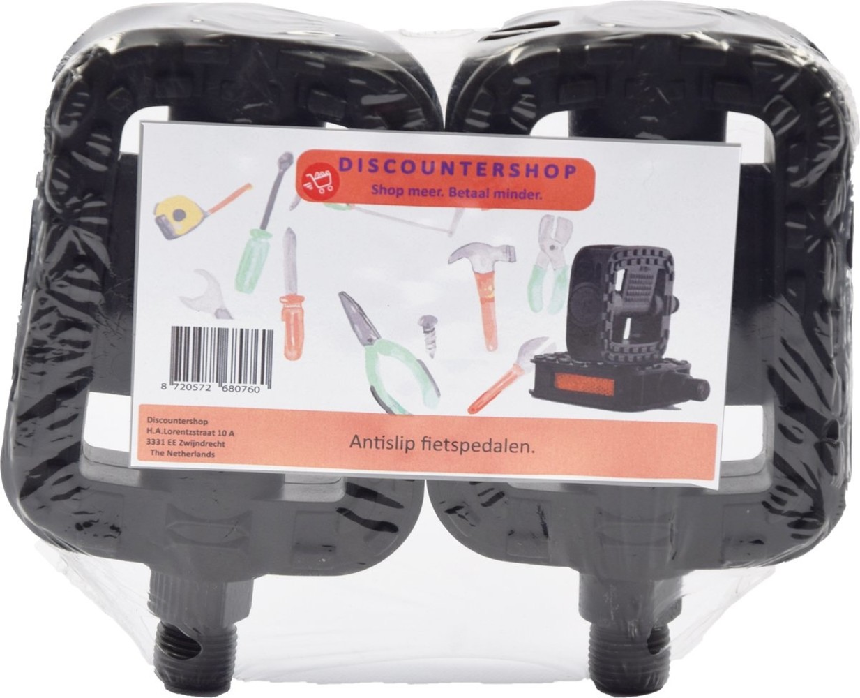 Discountershop 3 Set Anti-slip pedals - Sturdy basic bicycle pedals - Extra grip - Anti-slip - Trapper-Set - 3 pair | 6 pieces Discountershop 3 Set Anti-slip pedals - Sturdy basic bicycle pedals - Extra grip - Anti-slip - Trapper-Set - 3 pair | 6 pieces